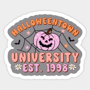 Halloweentown Est 1998 Sweatshirt, Halloweentown University, Retro Halloweentown Sweatshirt, Pumpkin Halloween Shirt, Vintage Halloween Tee Sticker